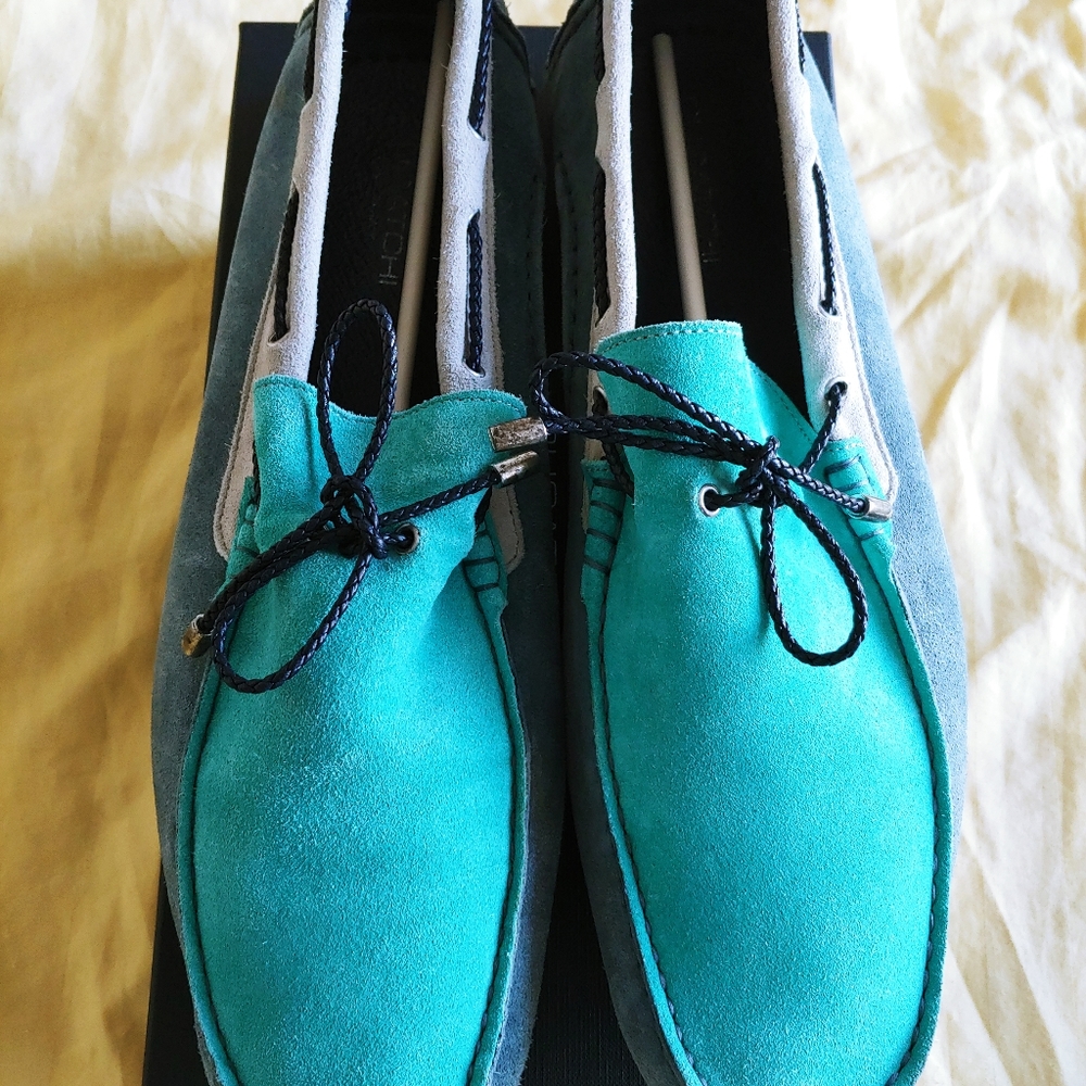 Bugatchi Cinerio Capri Moccasin Suede